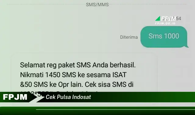 cek pulsa indosat