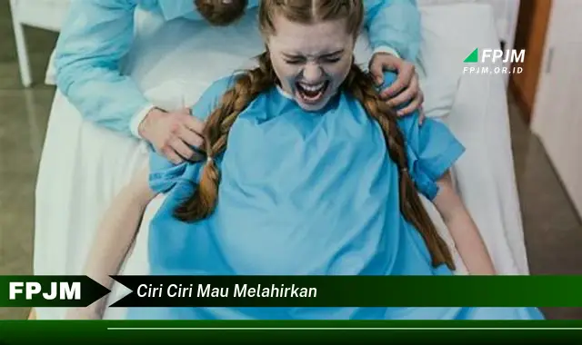 ciri ciri mau melahirkan