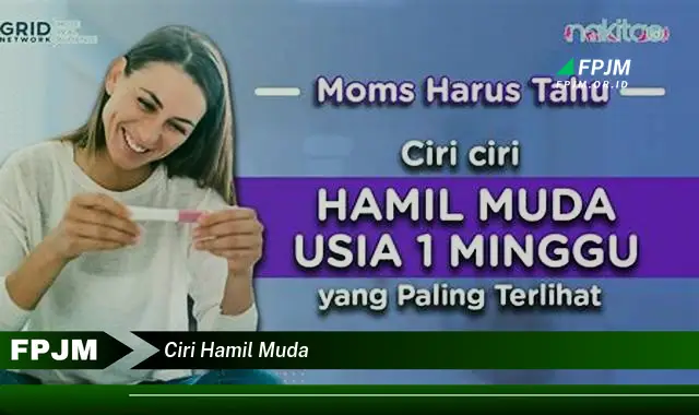 ciri hamil muda