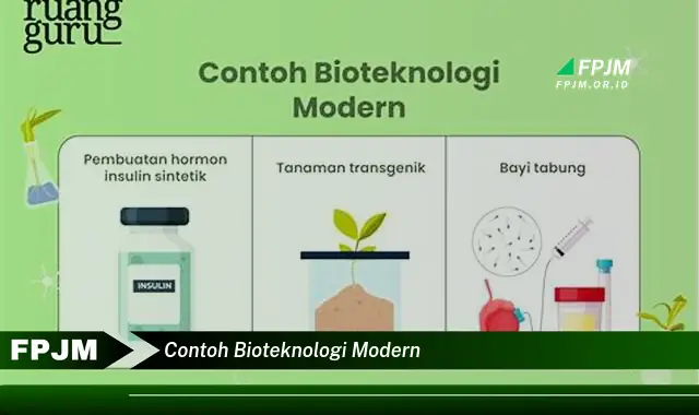 contoh bioteknologi modern