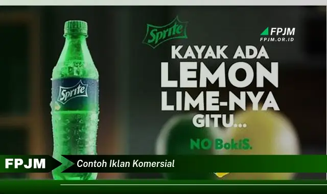 contoh iklan komersial