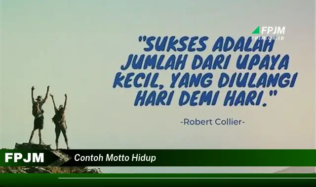 contoh motto hidup