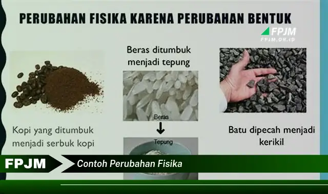 contoh perubahan fisika