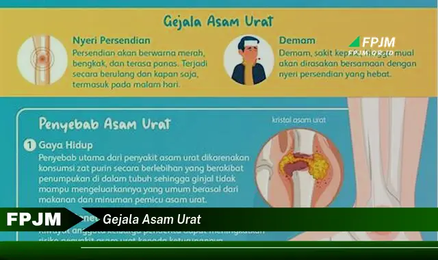 gejala asam urat