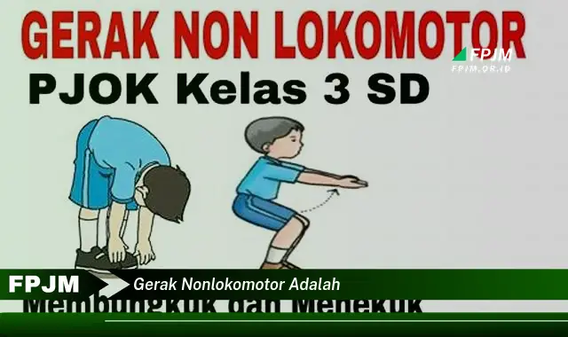 gerak nonlokomotor adalah