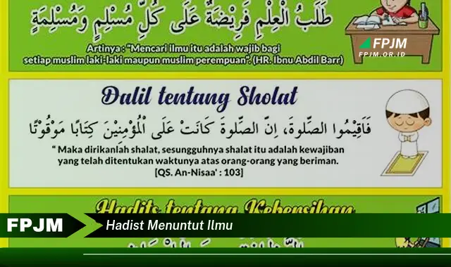 hadist menuntut ilmu