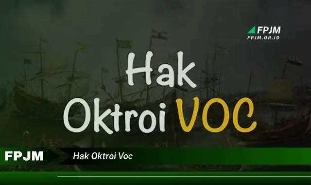 hak oktroi voc