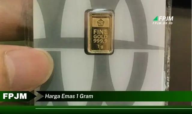 harga emas 1 gram