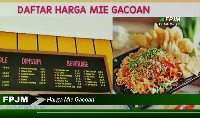harga mie gacoan