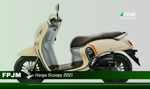 harga scoopy 2021