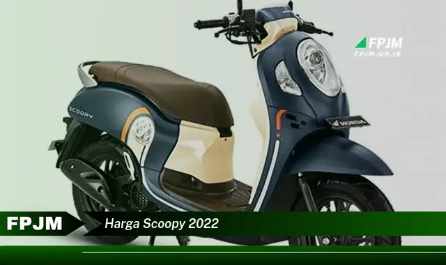 harga scoopy 2022