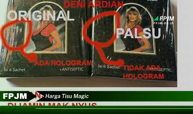 harga tisu magic