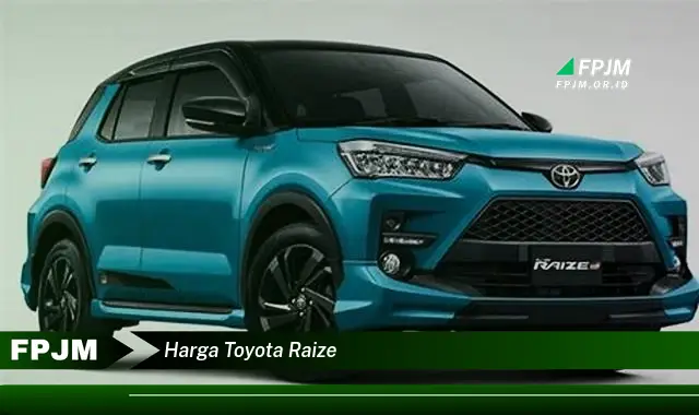 harga toyota raize