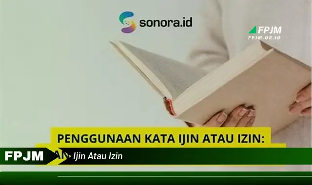 ijin atau izin