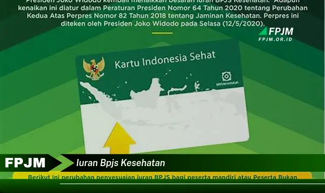 iuran bpjs kesehatan