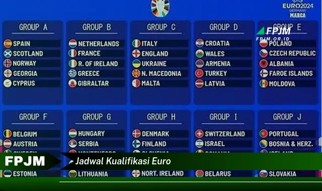 jadwal kualifikasi euro