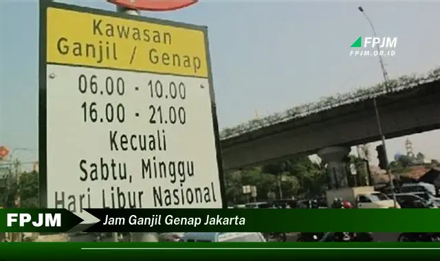 jam ganjil genap jakarta