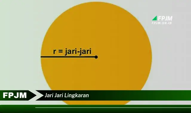 jari jari lingkaran