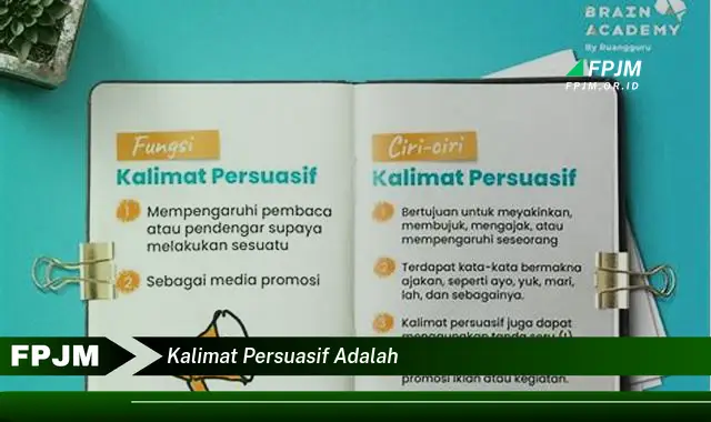 kalimat persuasif adalah