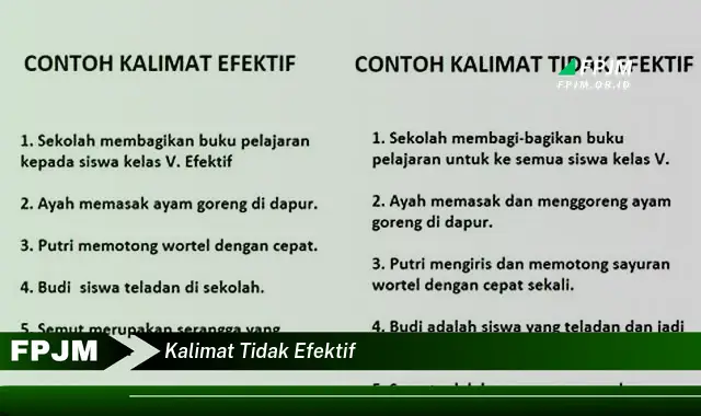 kalimat tidak efektif