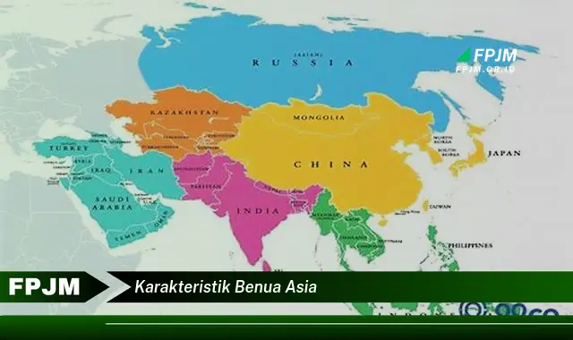 karakteristik benua asia