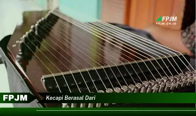 kecapi berasal dari