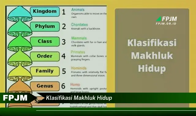 klasifikasi makhluk hidup