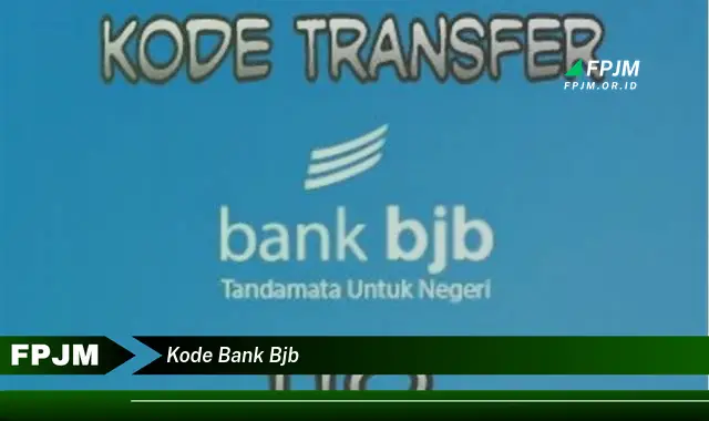 kode bank bjb