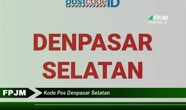 kode pos denpasar selatan