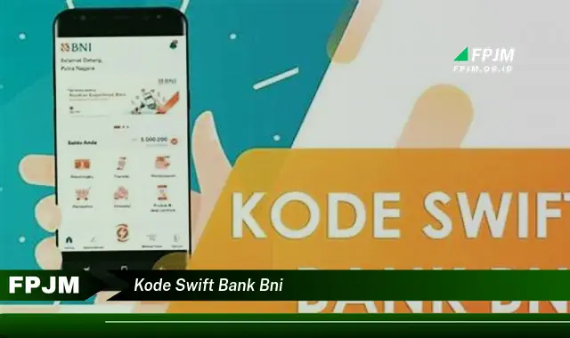 kode swift bank bni