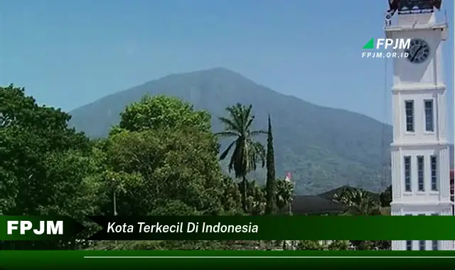 kota terkecil di indonesia