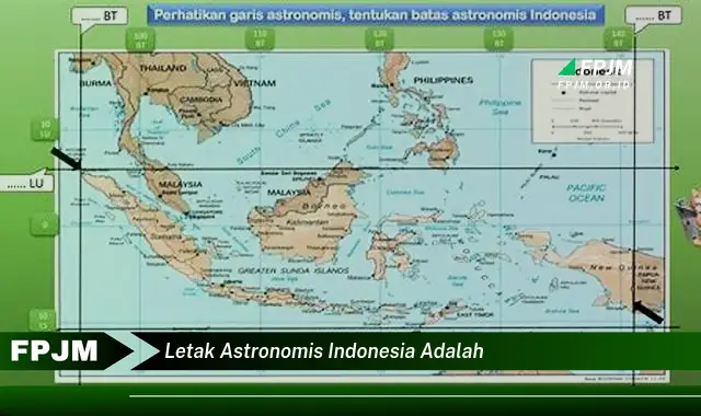 letak astronomis indonesia adalah