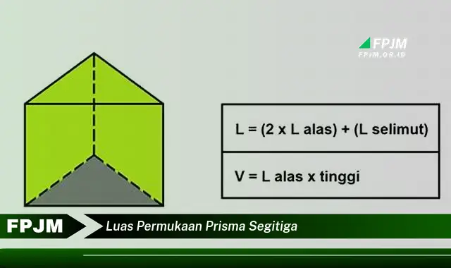 luas permukaan prisma segitiga