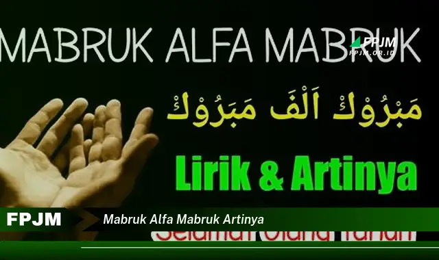 mabruk alfa mabruk artinya