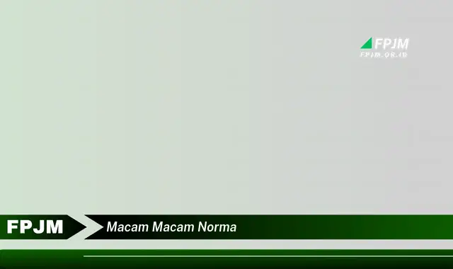 macam macam norma