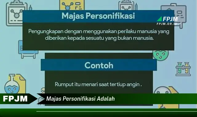 majas personifikasi adalah