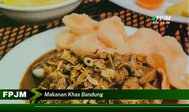 makanan khas bandung