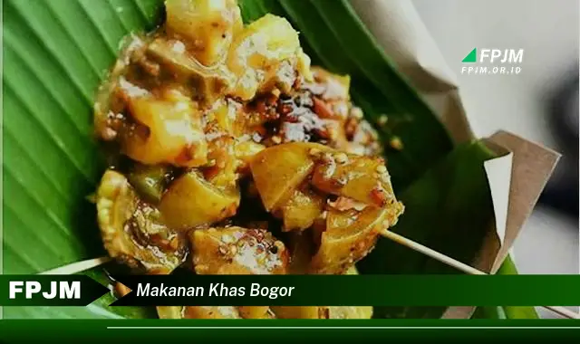 makanan khas bogor