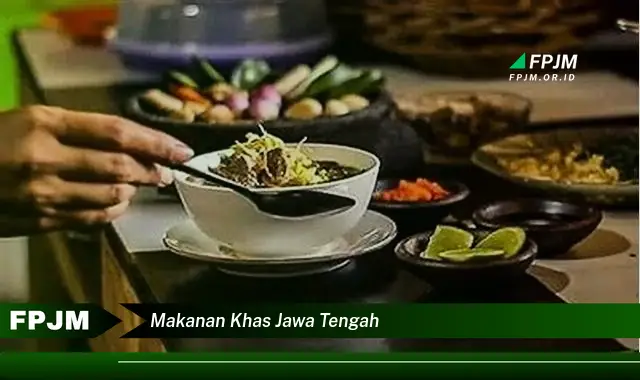 makanan khas jawa tengah