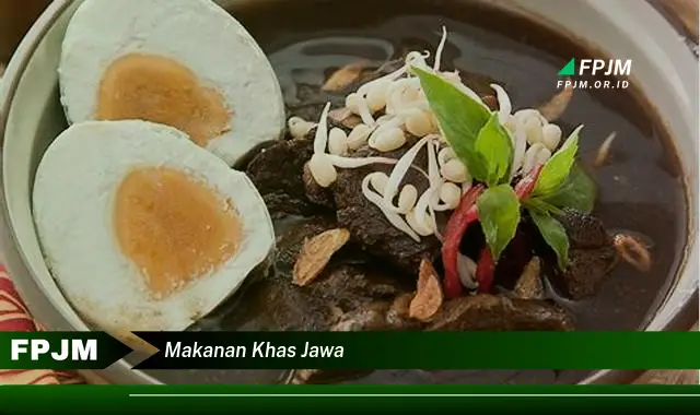 makanan khas jawa