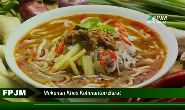 makanan khas kalimantan barat