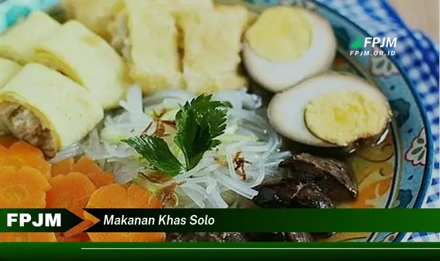 makanan khas solo