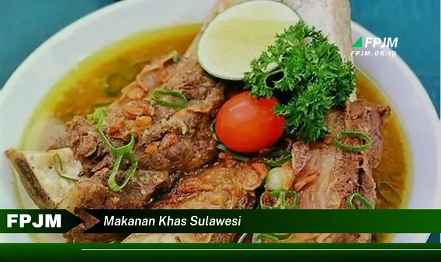 makanan khas sulawesi