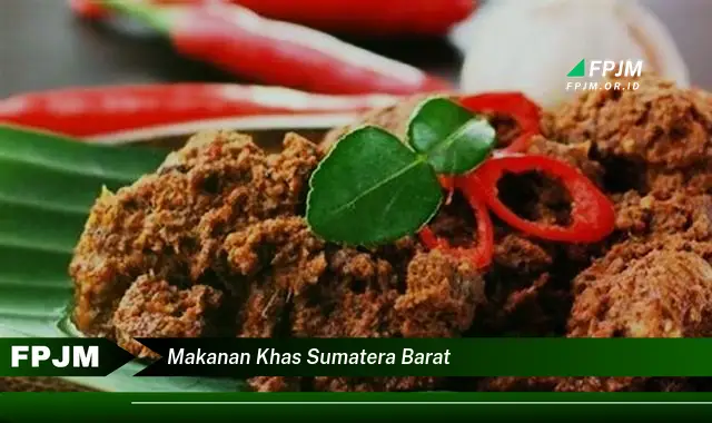 makanan khas sumatera barat