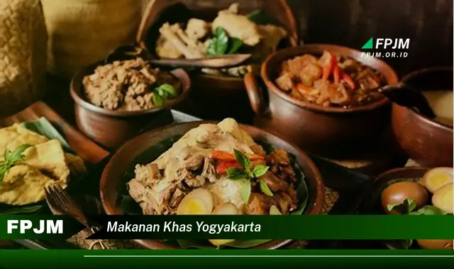 makanan khas yogyakarta