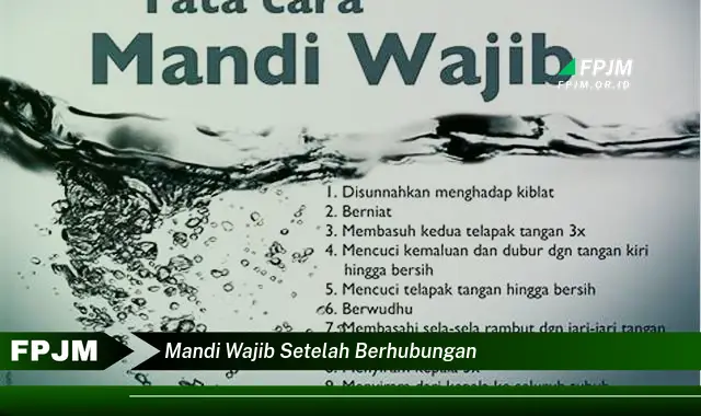 mandi wajib setelah berhubungan mandi wajib setelah berhubungan