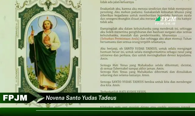 novena santo yudas tadeus