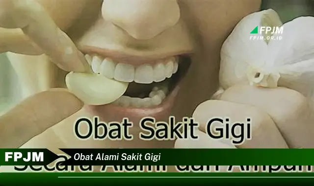 obat alami sakit gigi