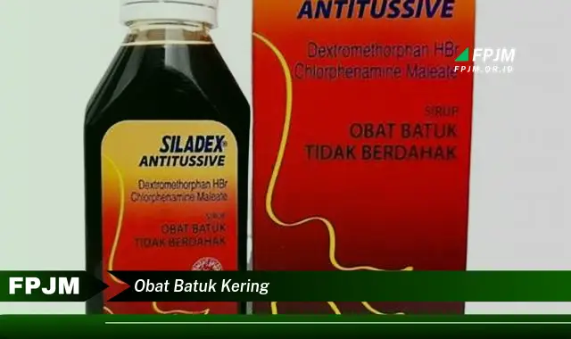 obat batuk kering