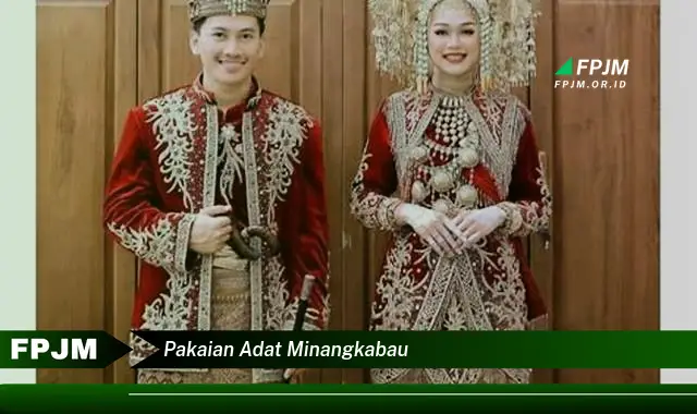 pakaian adat minangkabau